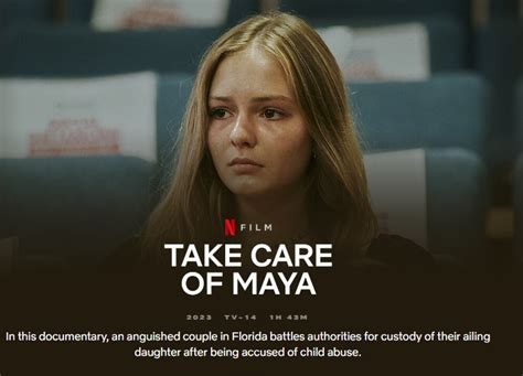Jack, <b>Maya</b>'s father, and Kyle, her brother, have filed a lawsuit against Johns Hopkins All Children’s Hospital, and the trial between them is expected to start in September 2023. . Saving maya netflix